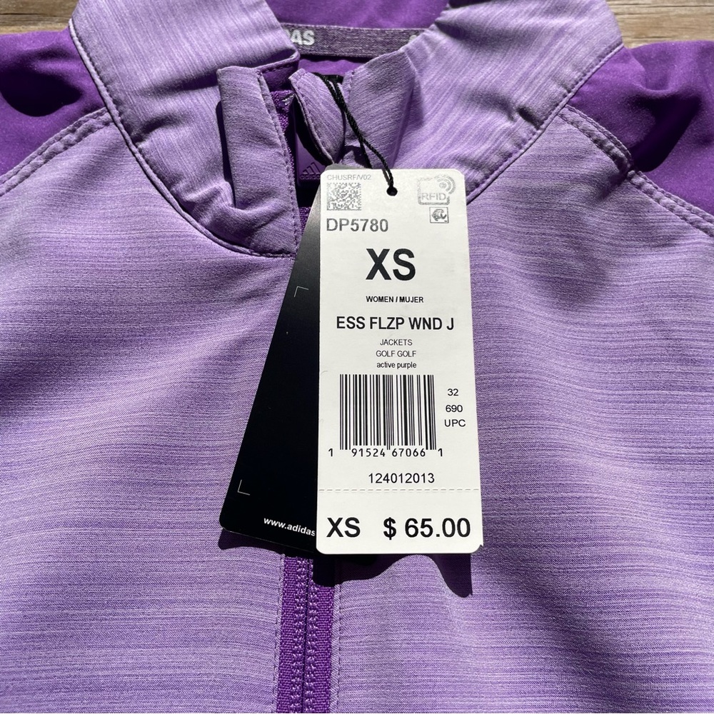 Adidas Athletic Purple Jacket - Picture 5 of 7